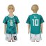 Germany #10 Ozil Away Kid Soccer Country Jersey