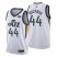 Nike Utah Jazz #44 Bojan Bogdanovic White Mens 2021-22 NBA 75th Anniversary Diamond Swingman Jersey – Association Edition Mens