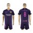 Barcelona #8 A.Iniesta Away Soccer Club Jersey
