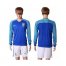 Brazil Blank Away Long Sleeves Soccer Country Jersey