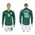 Mexico #16 H.HERRERA Home 2018 FIFA World Cup Long Sleeve Soccer Jersey