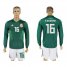 Mexico #16 H.HERRERA Home 2018 FIFA World Cup Long Sleeve Soccer Jersey