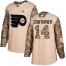 Adidas Philadelphia Flyers #14 Sean Couturier Camo Authentic 2017 Veterans Day Stitched NHL Jersey