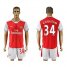 Arsenal #34 Coquelin Home Soccer Club Jersey