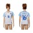Womens England #16 Jagielka Home Soccer Country Jersey