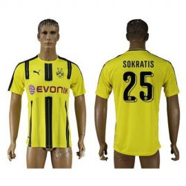 Dortmund #25 Sokratis Home Soccer Club Jersey