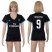 Womens Real Madrid #9 Benzema Away Soccer Club Jersey