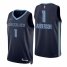 Nike Memphis Grizzlies #1 Kyle Anderson Navy Mens 2021-22 NBA 75th Anniversary Diamond Swingman Jersey – Icon Edition Mens