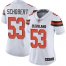 Nike Cleveland Browns #53 Joe Schobert White Womens Stitched NFL Vapor Untouchable Limited Jersey