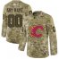 Mens Adidas Flames Personalized Camo Authentic NHL Jersey