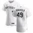 Colorado Rockies #49 Antonio Senzatela Mens Nike White Home 2020 Authentic Player MLB Jersey