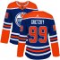 Adidas Edmonton Oilers #99 Wayne Gretzky Royal Alternate Authentic Womens Stitched NHL Jersey