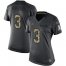 Nike Tampa Bay Buccaneers #3 Jameis Winston Black Womens Stitched NFL Limited 2016 Salute to Service Jersey