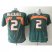 Miami Hurricanes 2 Willis McGahee Green NCAA Jerseys