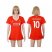 Womens Liverpool #10 Coutinho Red Home Soccer Club Jersey