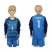 Argentina #1 Romero Blue Long Sleeves Goalkeeper Kid Soccer Country Jersey