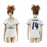 Womens Real Madrid #14 Casemiro Home Soccer Club Jersey