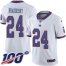 Nike New York Giants #24 James Bradberry White Youth Stitched NFL Limited Rush 100th Season Jersey