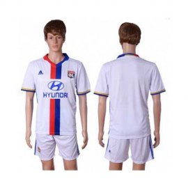 Lyon Blank Home Soccer Club Jersey