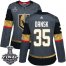 Adidas Vegas Golden Knights #35 Oscar Dansk Grey Home Authentic 2018 Stanley Cup Final Womens Stitched NHL Jersey