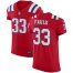 Nike New England Patriots #33 Kevin Faulk Red Alternate Mens Stitched NFL Vapor Untouchable Elite Jersey