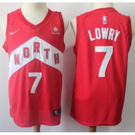 Raptors #7 Kyle Lowry Red Youth Basketball Swingman Earned Edition Jersey