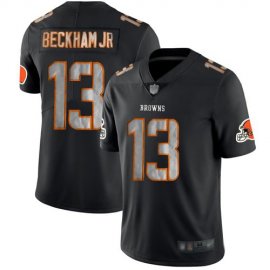 Nike Cleveland Browns #13 Odell Beckham Jr Black Mens Stitched NFL Limited Rush Impact Jersey