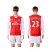 Arsenal #23 Welbeck Red Home Long Sleeves Soccer Club Jersey