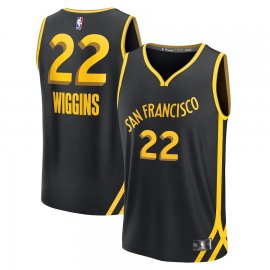 Andrew Wiggins Golden State Warriors Fanatics Branded Unisex 2023/24 Fast Break Jersey – Black – City Edition