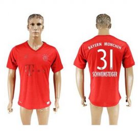 Bayern Munchen #31 Schweinsteiger Marine Environmental Protection Home Soccer Club Jersey