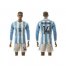 Argentina #14 Mascherano Home Long Sleeves Soccer Country Jersey