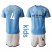 Manchester City #4 Kompany Home Kid Soccer Club Jersey