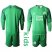 Marseille Blank Green Goalkeeper Long Sleeves Kid Soccer Club Jersey