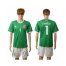 Mexico #1 Campos Green Home Soccer Country Jersey