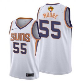 Nike Phoenix Suns #55 ETwaun Moore Youth 2021 NBA Finals Bound Swingman Association Edition Jersey White Youth