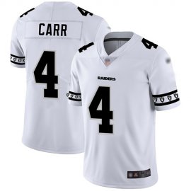 Nike Las Vegas Raiders #4 Derek Carr White Mens Stitched NFL Limited Team Logo Fashion Jersey