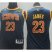 Youth Cavaliers #23 LeBron James Dark Blue The Finals Patch NBA Jersey