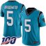 Nike Carolina Panthers #5 Teddy Bridgewater Blue Alternate Mens Stitched NFL 100th Season Vapor Untouchable Limited Jersey
