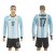 Argentina #17 Otamendi Home Long Sleeves Soccer Country Jersey