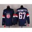 2014 Olympic Team USA #67 Max Pacioretty Navy Blue Stitched NHL Jersey
