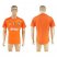 Juventus Blank Orange Goalkeeper Soccer Club Jersey