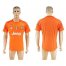 Juventus Blank Orange Goalkeeper Soccer Club Jersey
