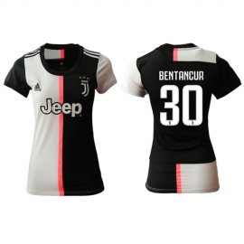 Womens Juventus #30 Bentancur Home Soccer Club Jersey