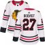 Adidas Chicago Blackhawks #27 Adam Boqvist White Road Authentic Womens Stitched NHL Jersey