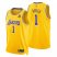 Nike Los Angeles Lakers #1 Trevor Ariza Gold Mens 2021-22 NBA 75th Anniversary Diamond Swingman Jersey – Icon Edition Mens