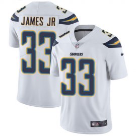 Nike Los Angeles Chargers #33 Derwin James Jr White Mens Stitched NFL Vapor Untouchable Limited Jersey