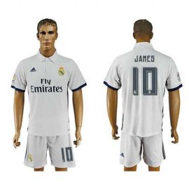 Real Madrid #10 James White Home Soccer Club Jersey