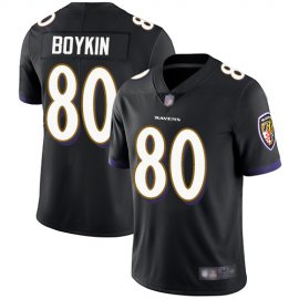 Nike Baltimore Ravens #80 Miles Boykin Black Alternate Mens Stitched NFL Vapor Untouchable Limited Jersey