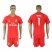 Real Madrid #1 Navas Red Goalkeeper Soccer Club Jersey