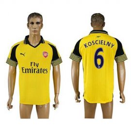 Arsenal #6 Koscielny Away Soccer Club Jersey